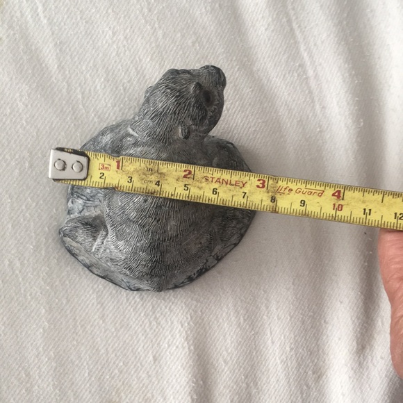 🔻Vintage🔻  Soapstone Seal Figurine Hand Carved 1970’s - Picture 9 of 10